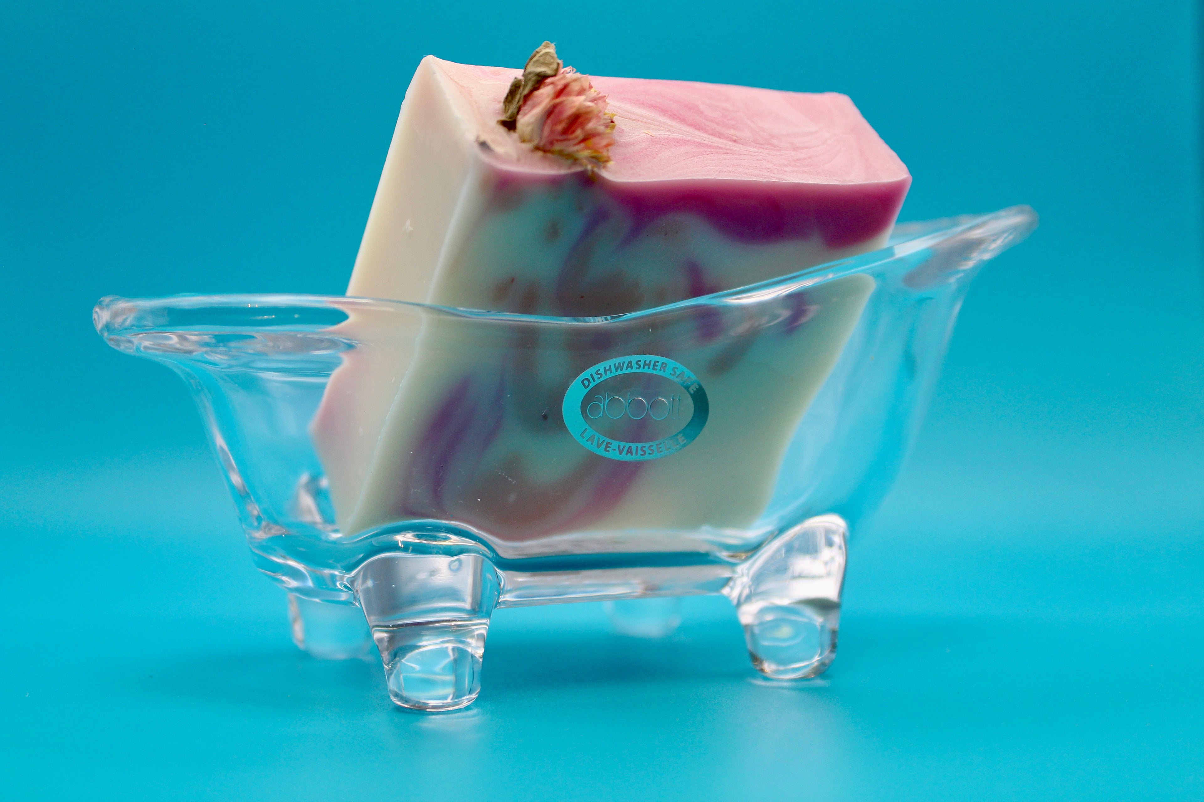 Tub Glass Soap Holder