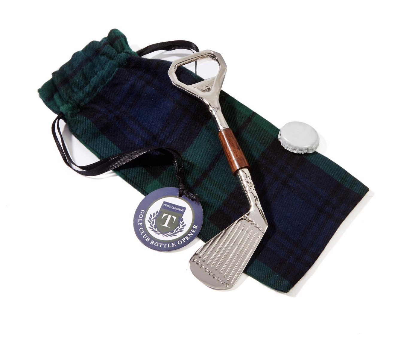 Golf Club Bottle Opener in Gift Pouch