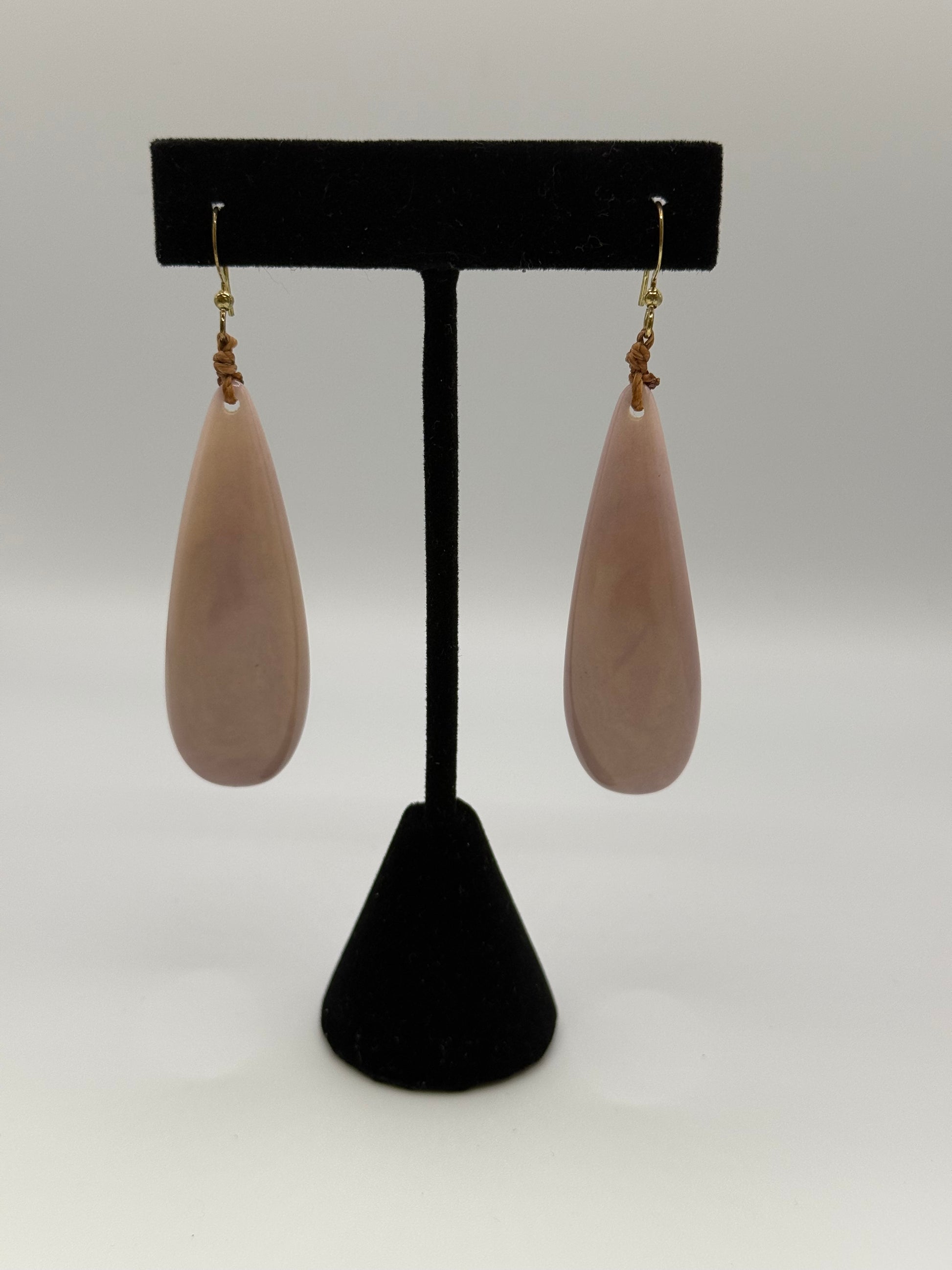 Tagua Nut Earrings #682