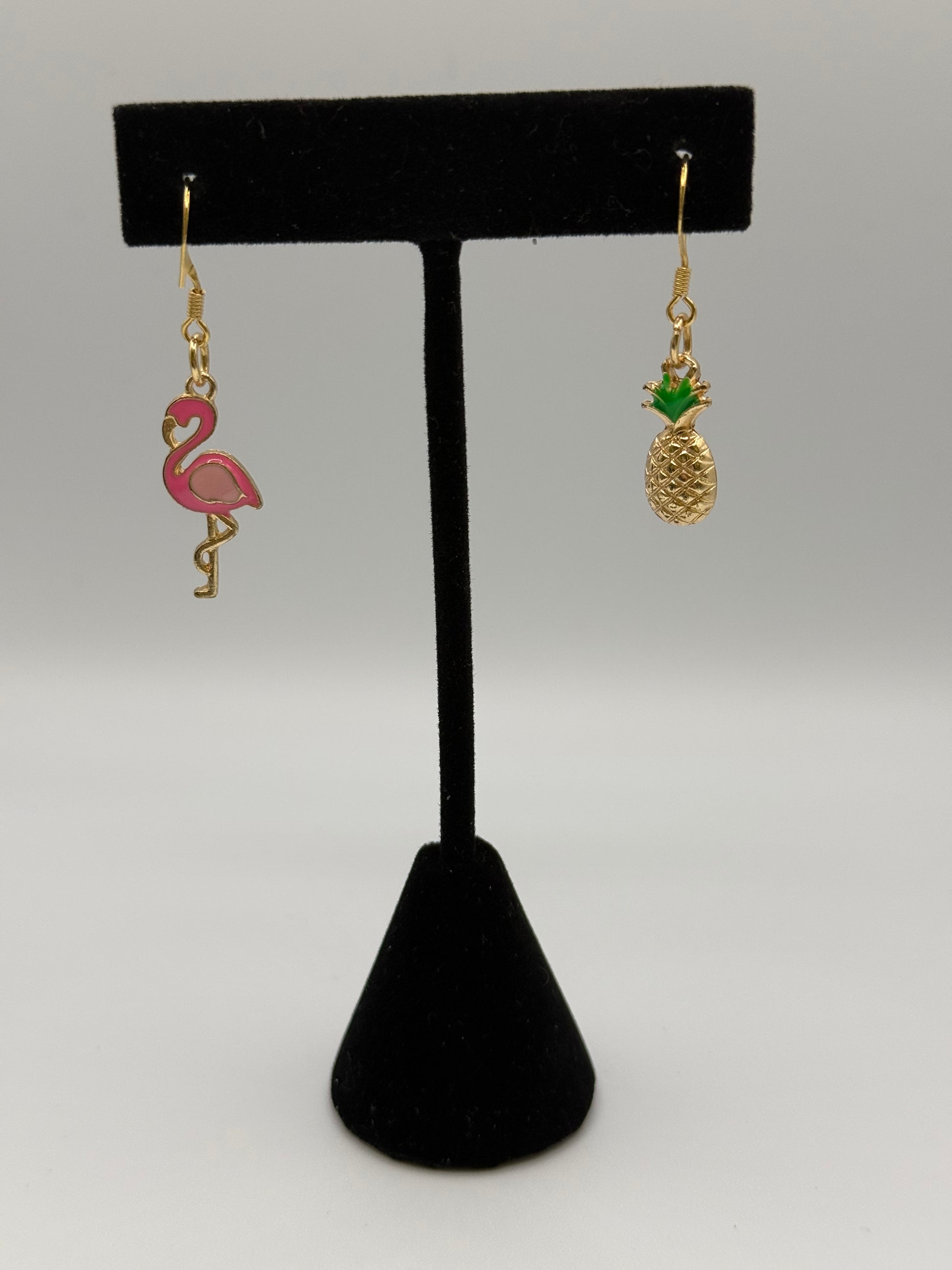 Flamingo Pineapple Earrings