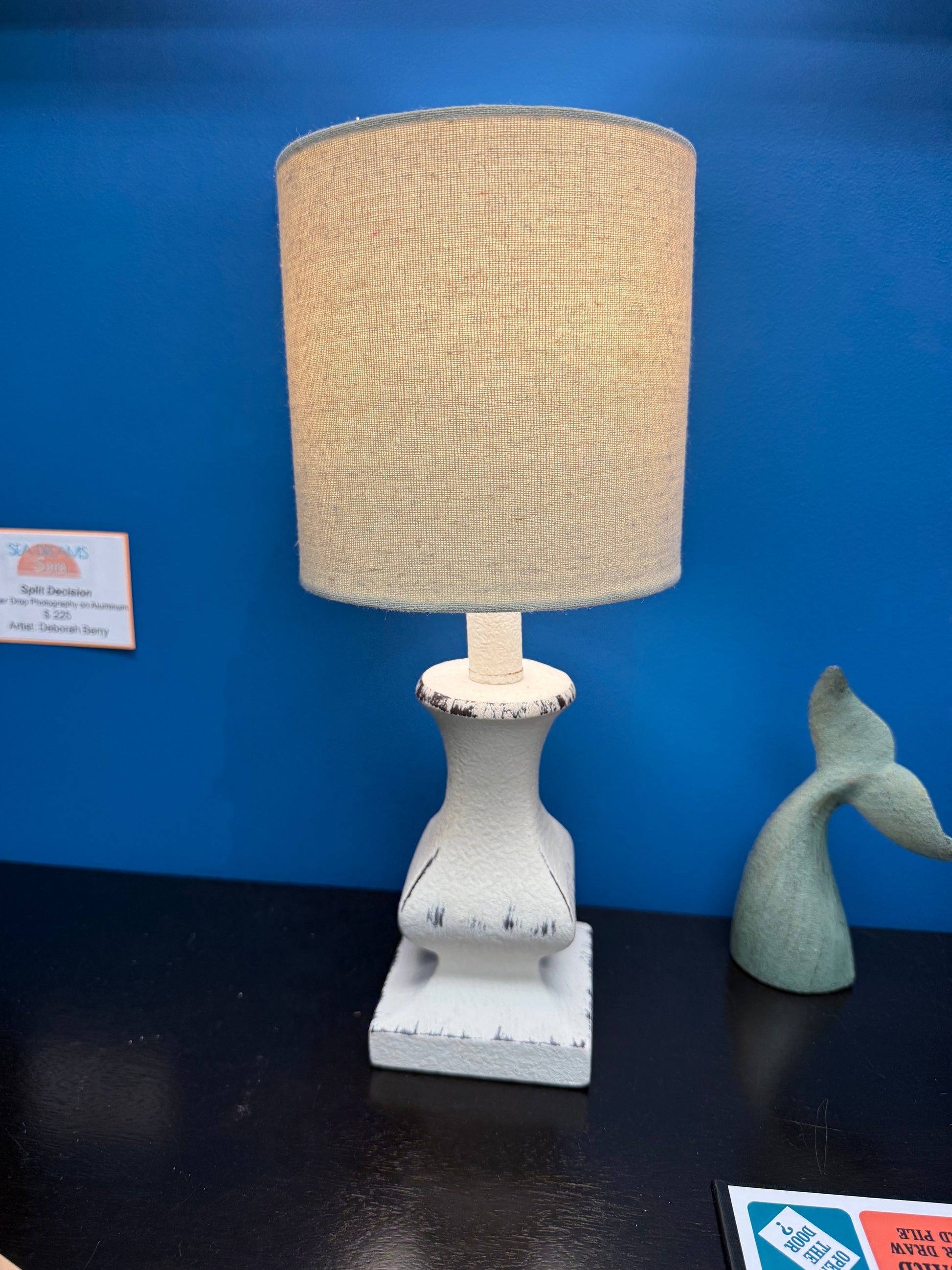 Small White Lamp