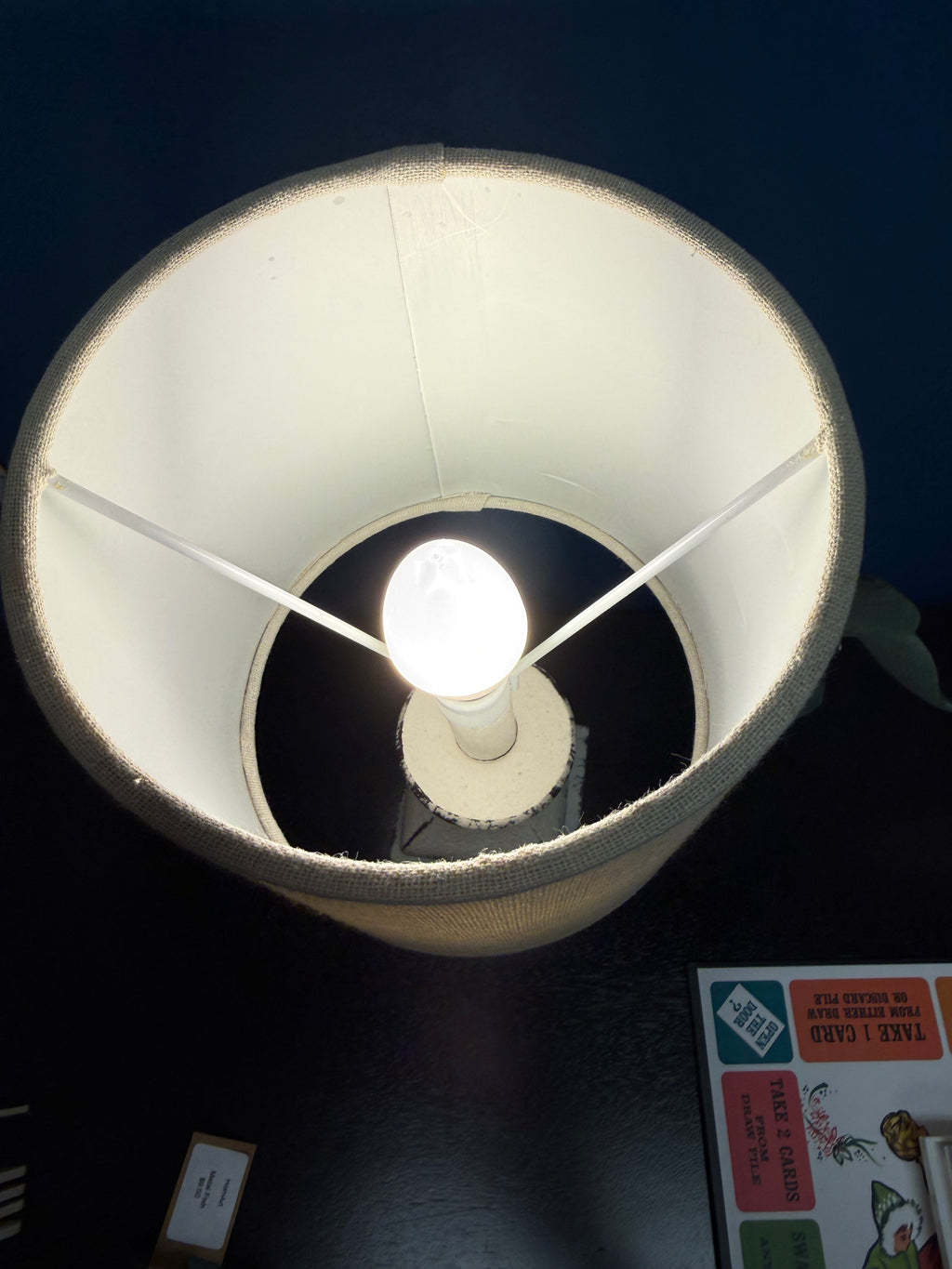 Small White Lamp