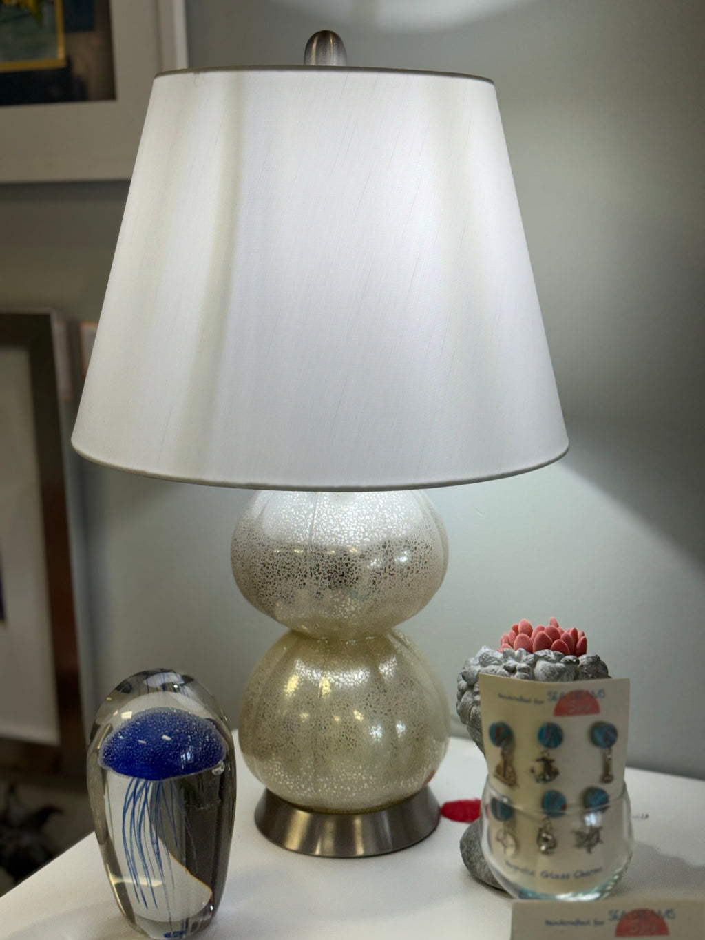 Irridescent Beach Lamp