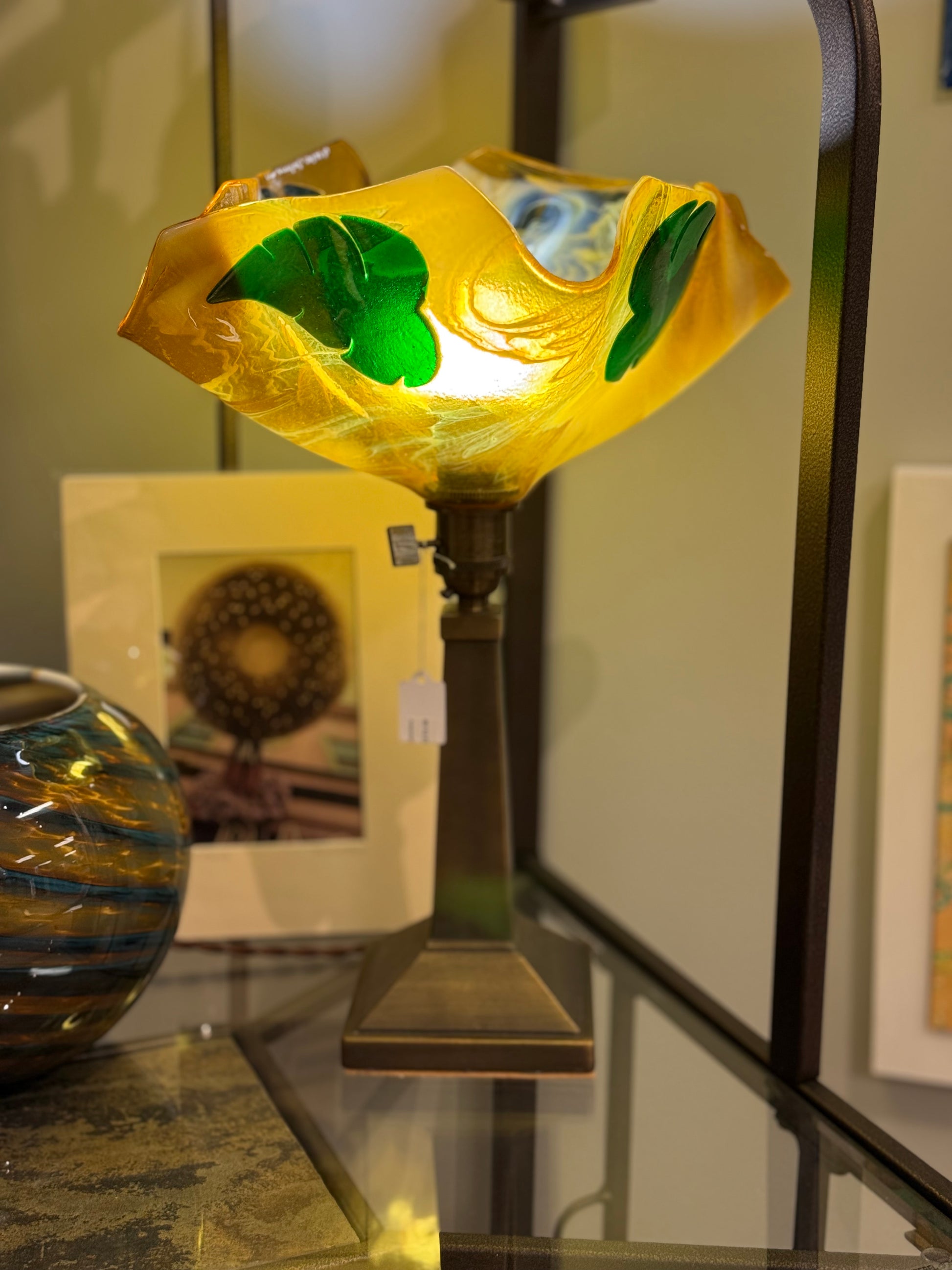Fused Glass Lamp