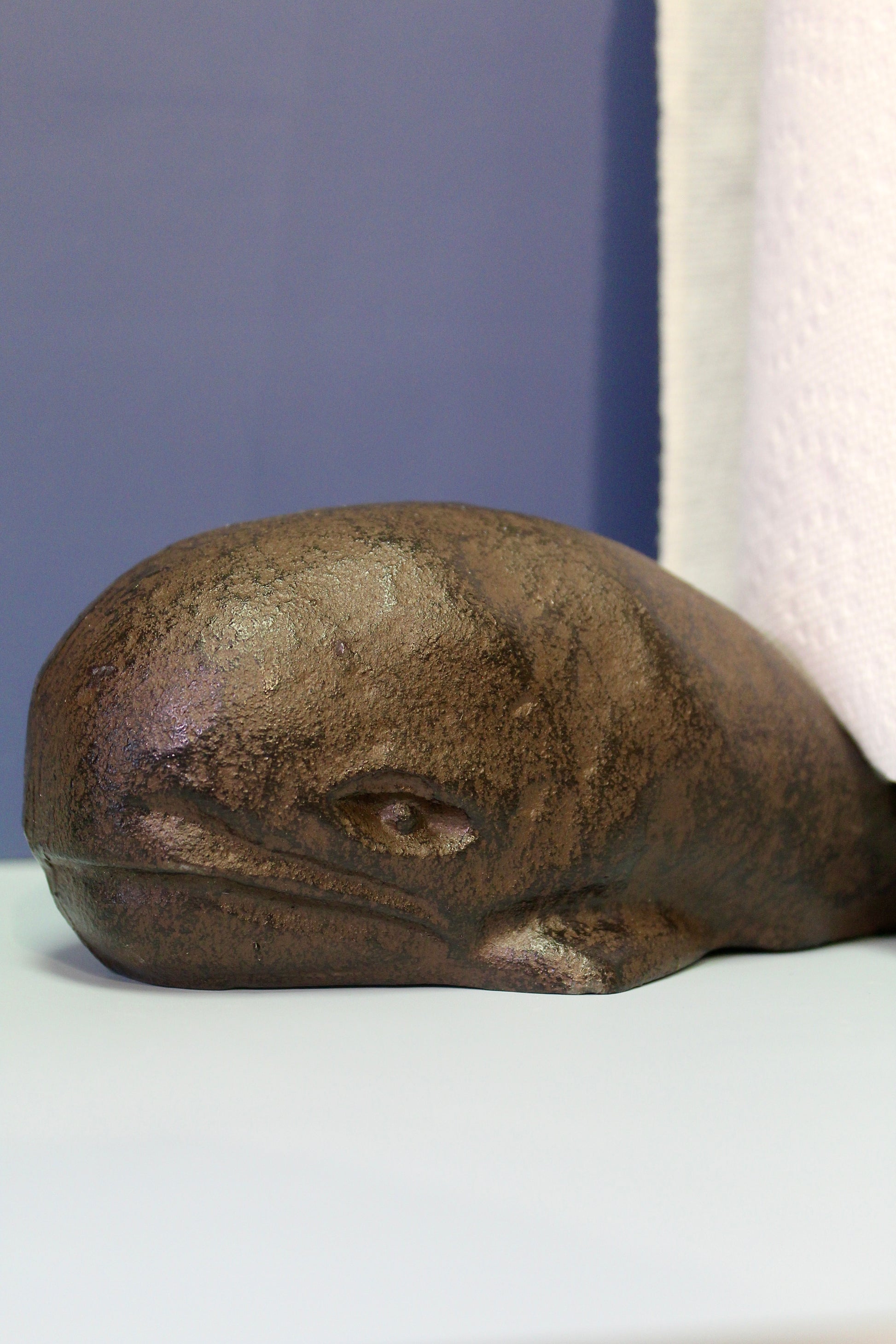 Retro Cast Iron Whale Paper Holder