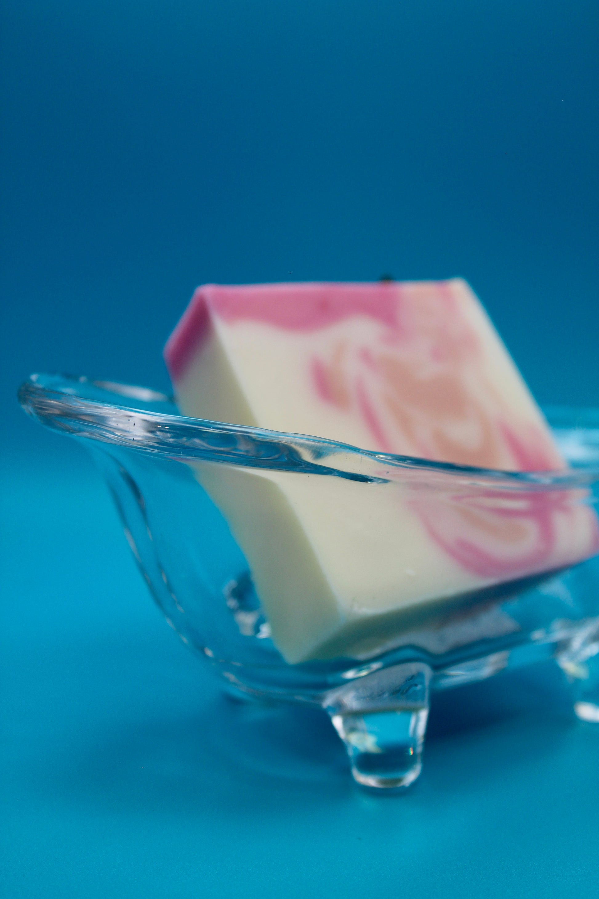 Tub Glass Soap Holder