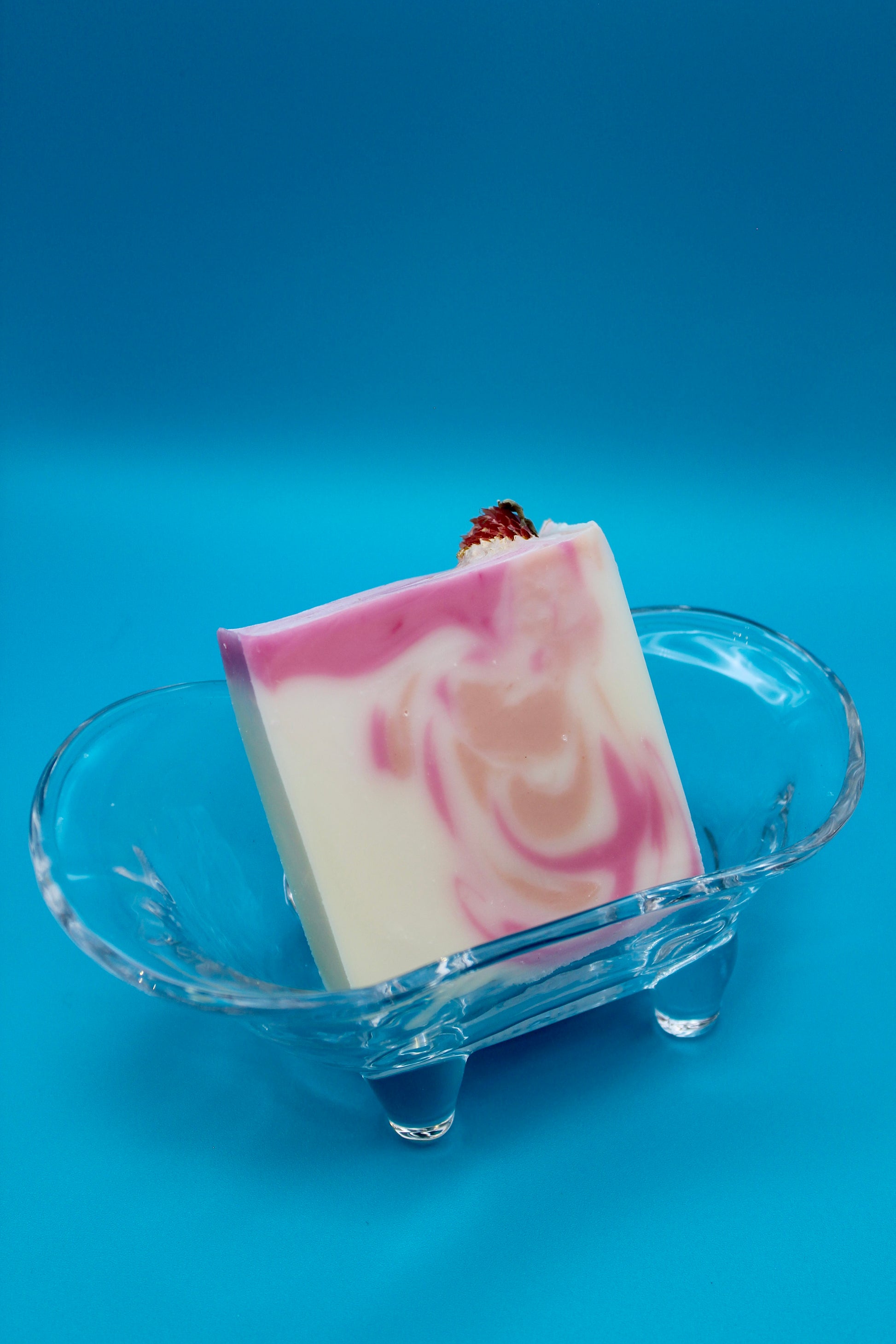 Tub Glass Soap Holder