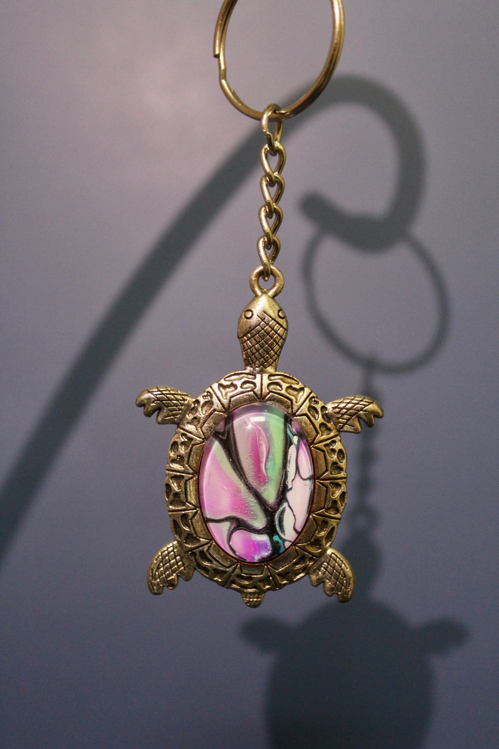 Fluid Art Keychains