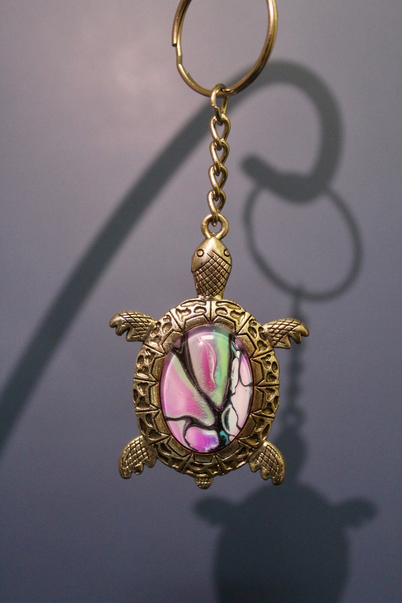 Fluid Art Keychains