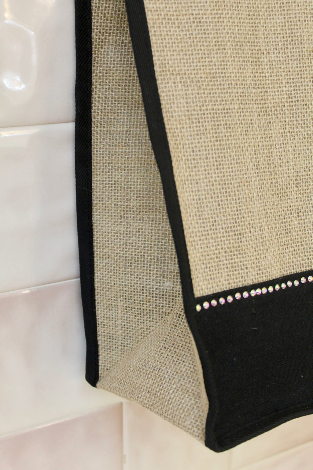 Burlap Beach Vibes Bag