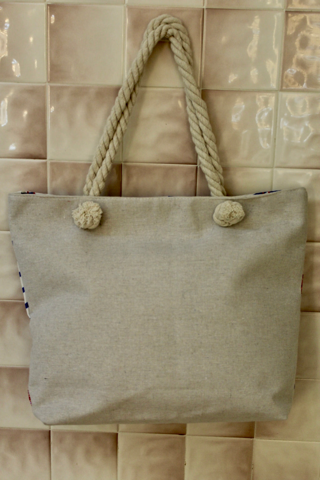 Vibrant Mandala Beach Bag