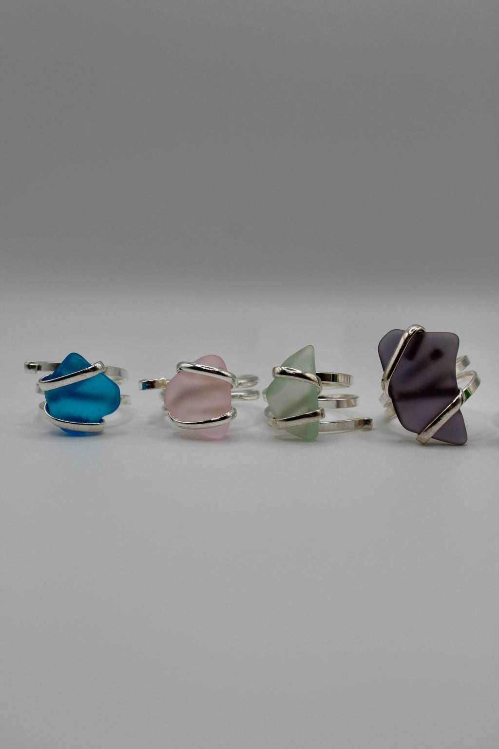 Sea Glass Rings