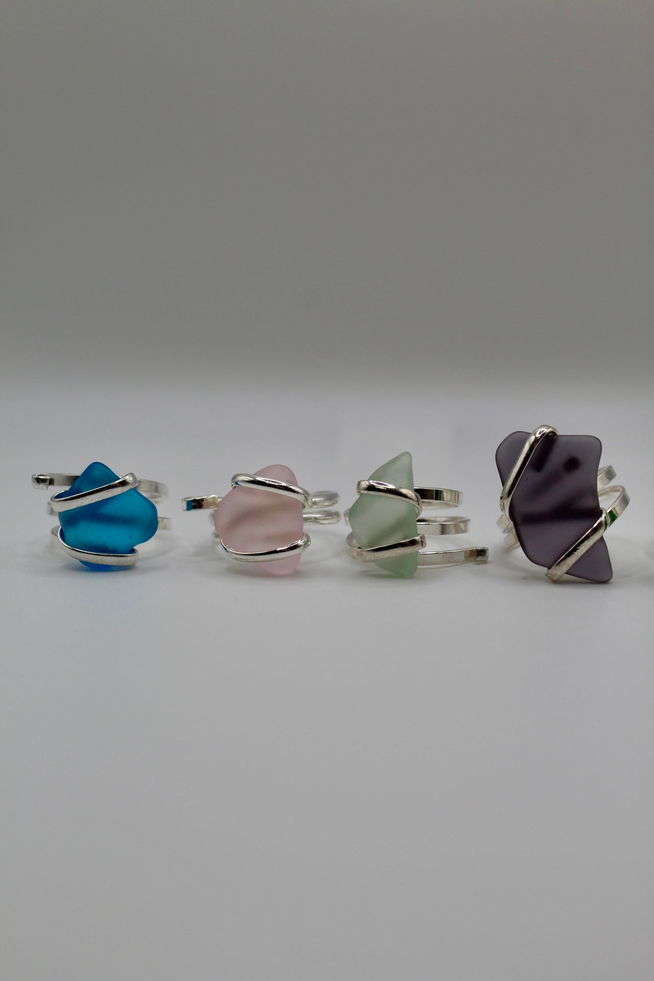 Sea Glass Rings