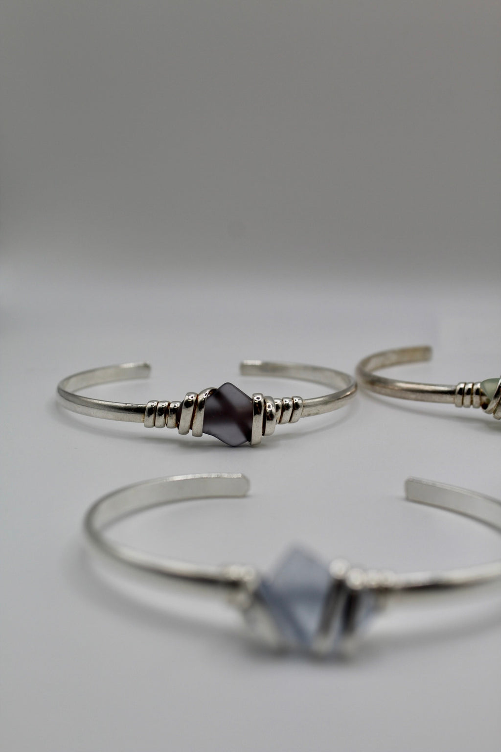 Sea Glass Cuff Bracelet