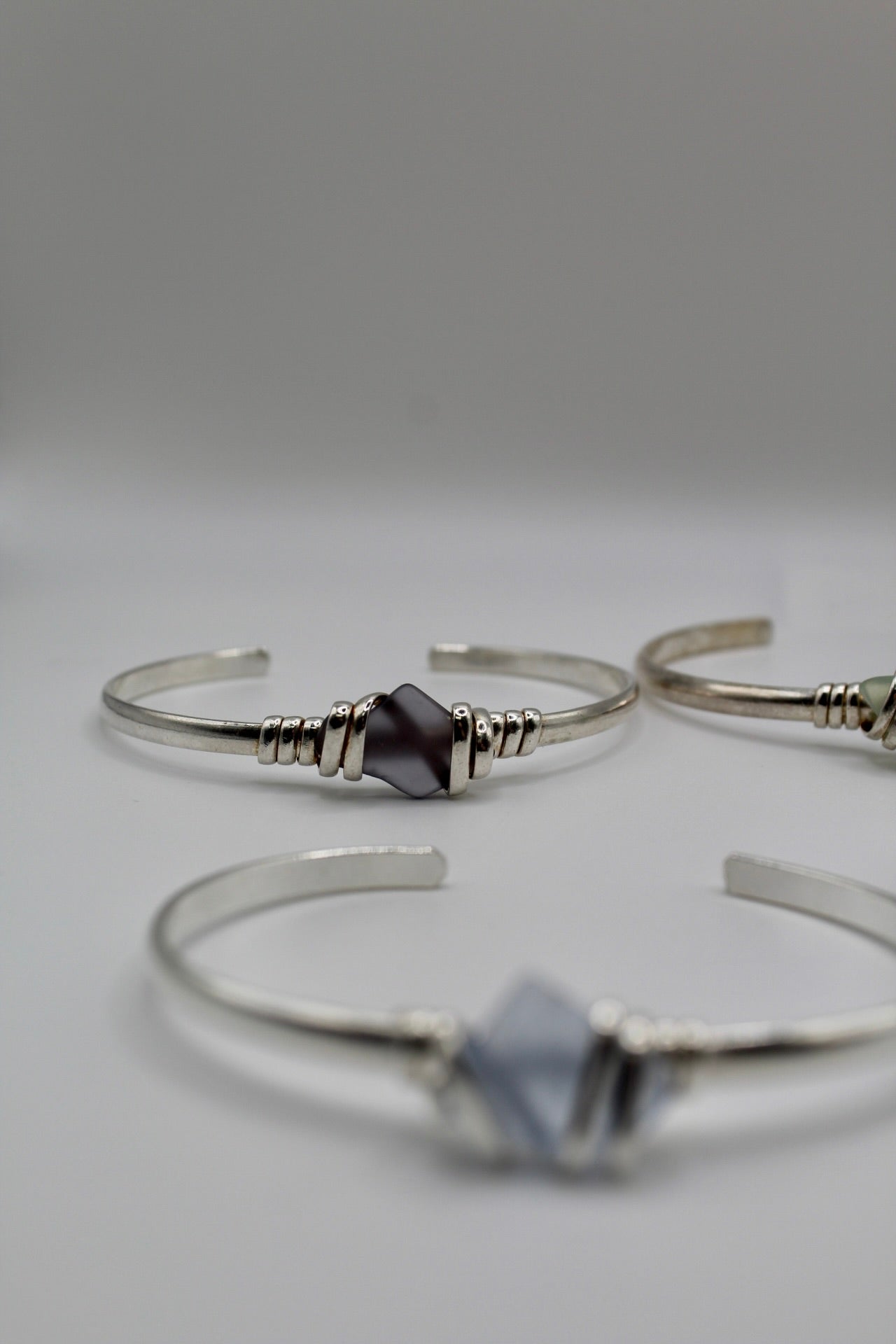 Sea Glass Cuff Bracelet