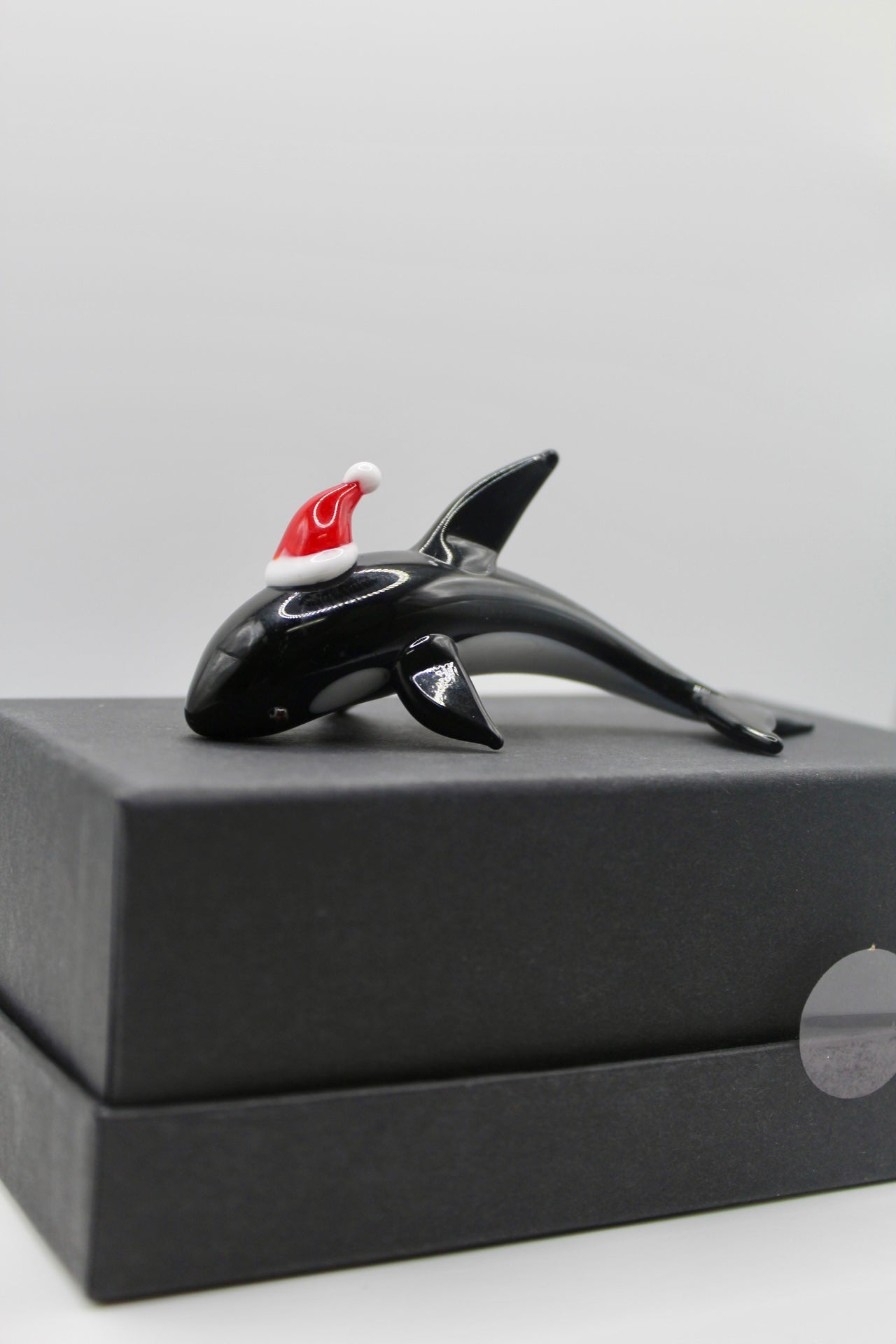 Orca Santa Whale Statue