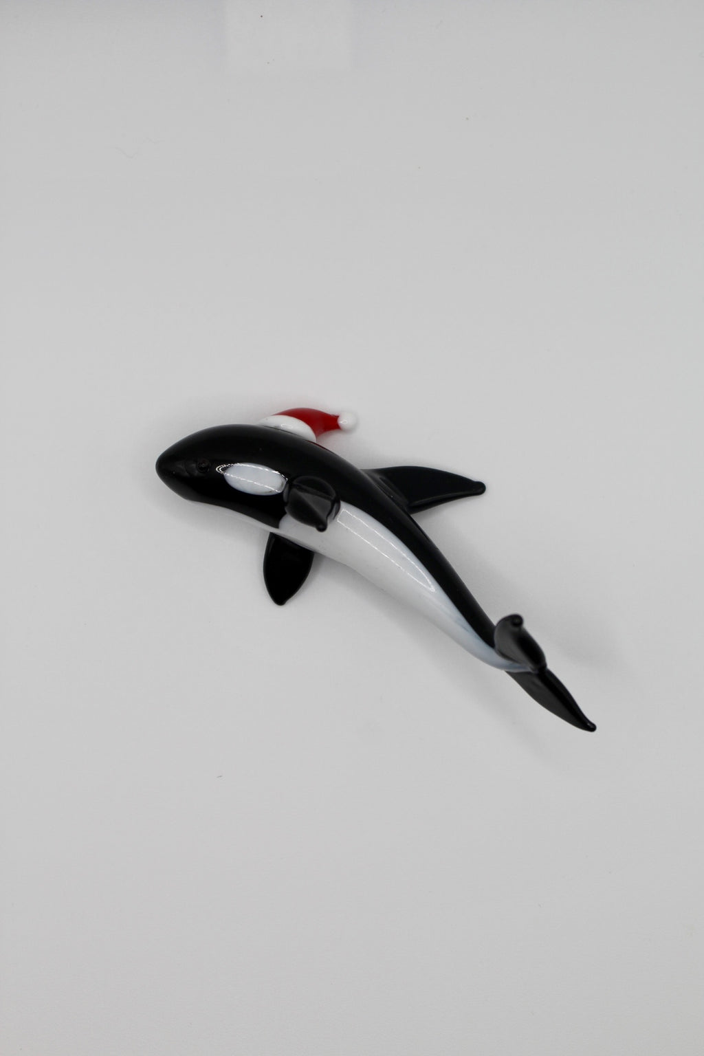 Orca Santa Whale Statue