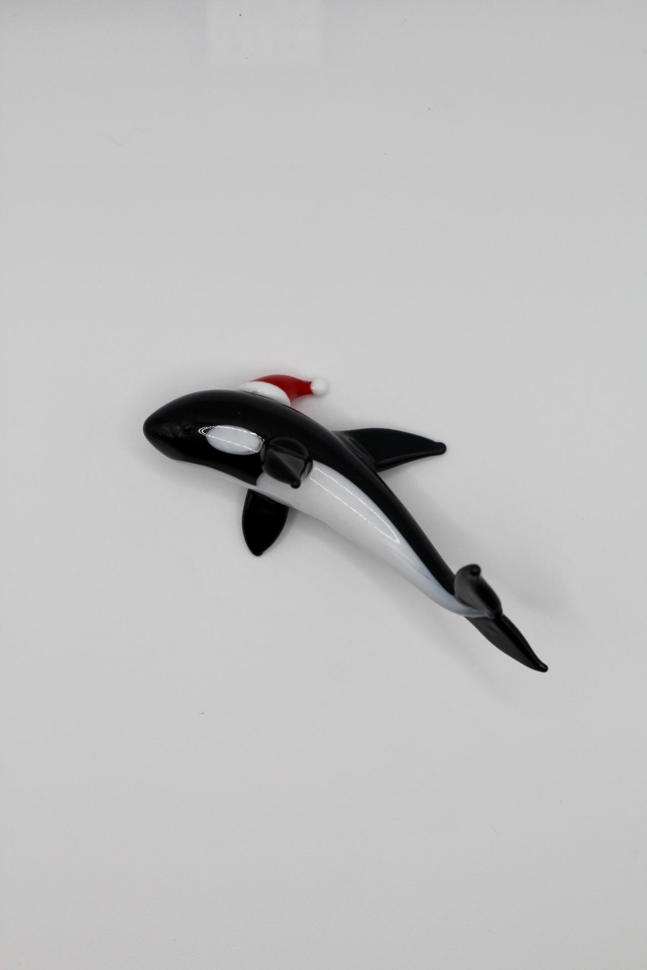 Orca Santa Whale Statue