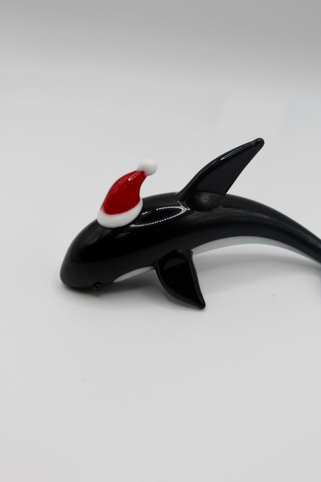 Orca Santa Whale Statue