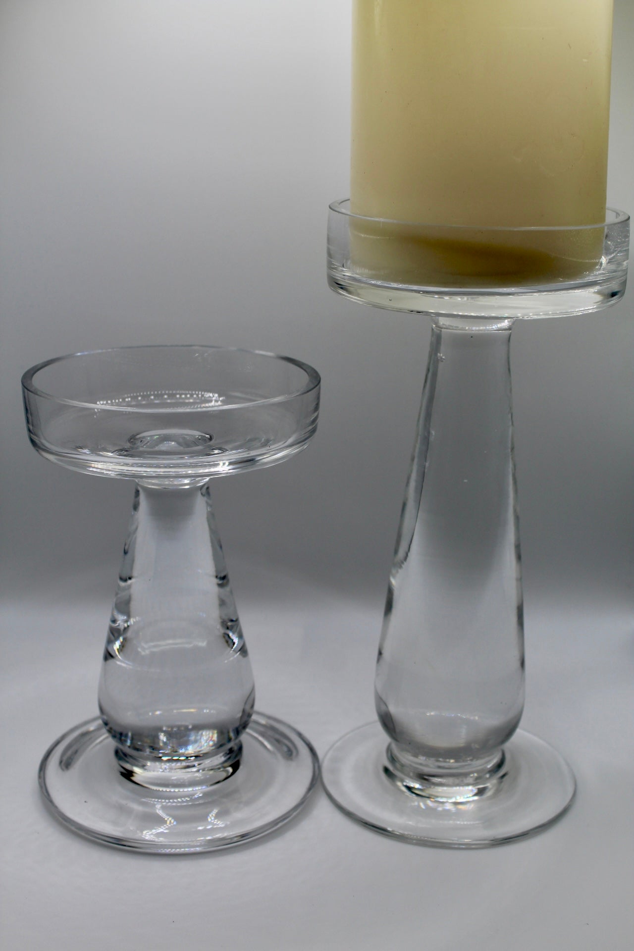 Crystal Candle Sticks - Set of Two