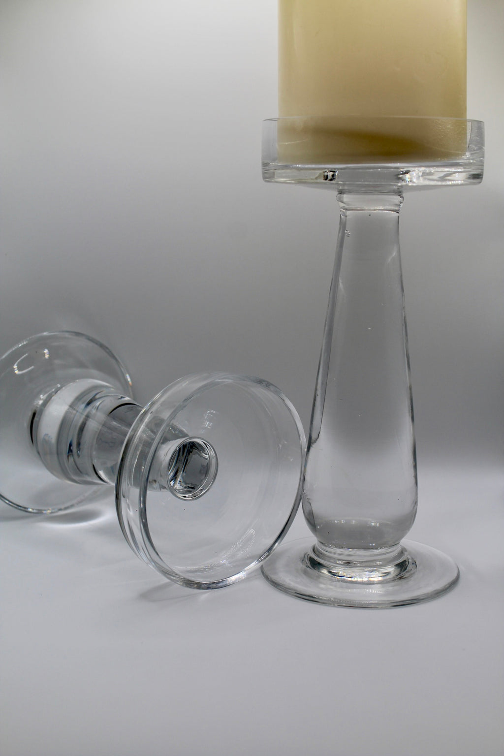 Crystal Candle Sticks - Set of Two