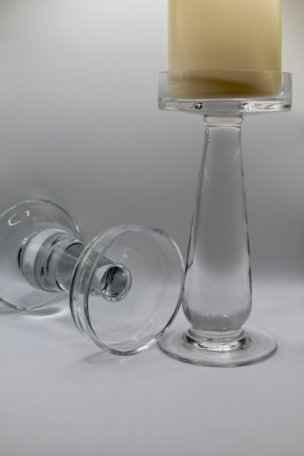 Crystal Candle Sticks - Set of Two