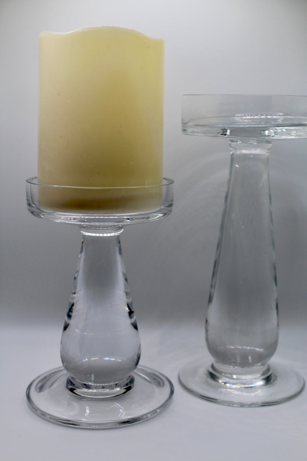 Crystal Candle Sticks - Set of Two