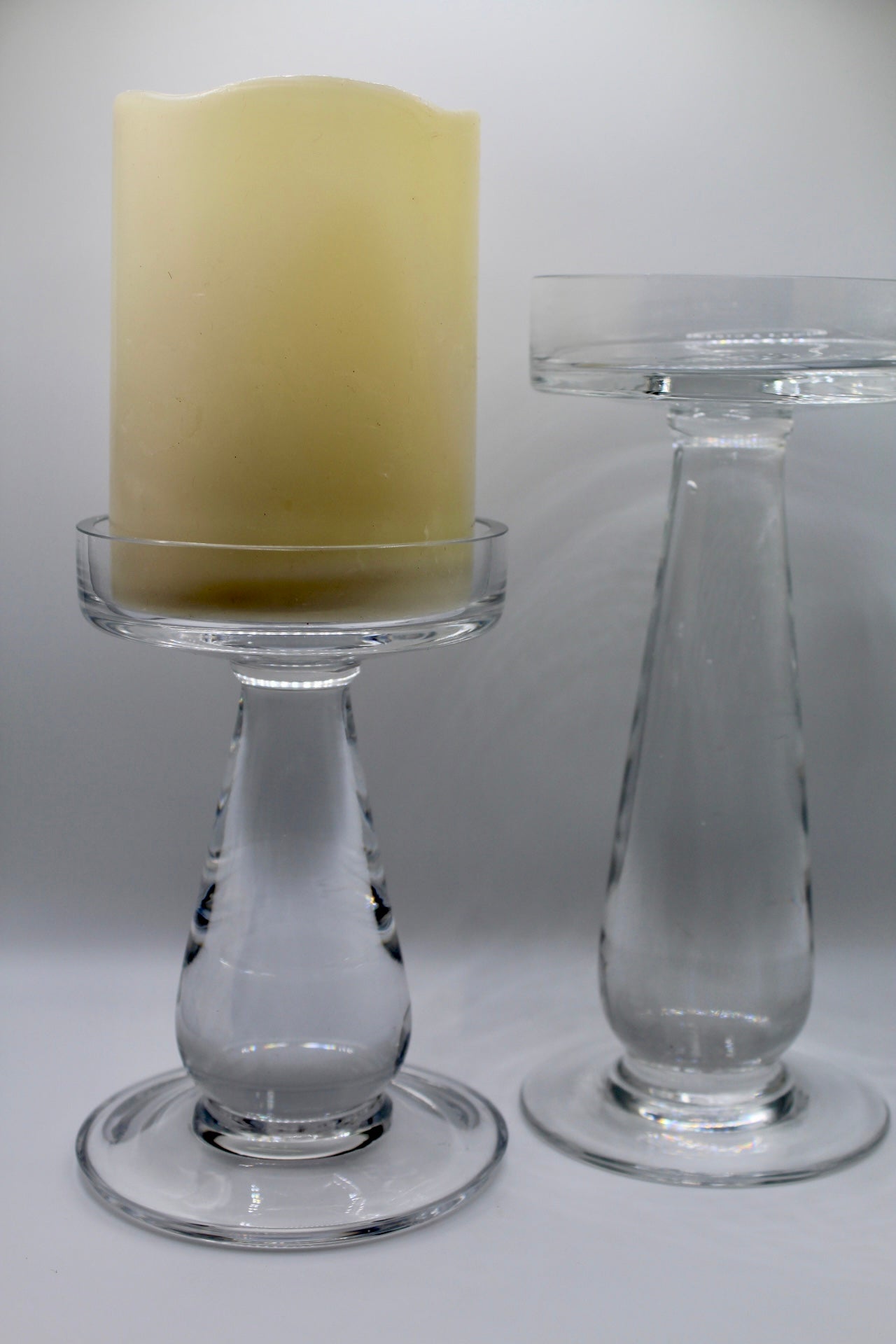 Crystal Candle Sticks - Set of Two