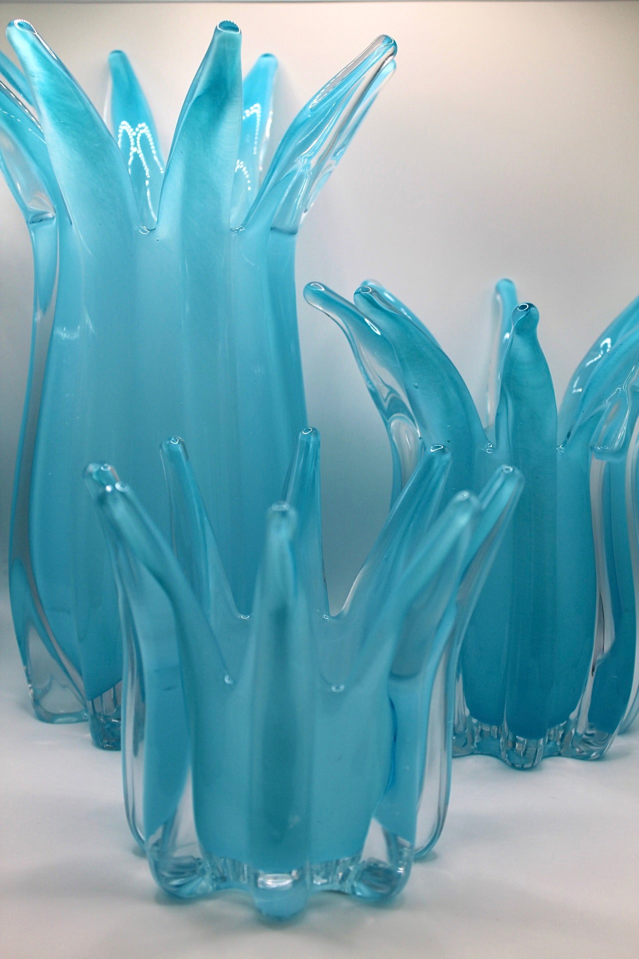 Blue Crystal Vase Small