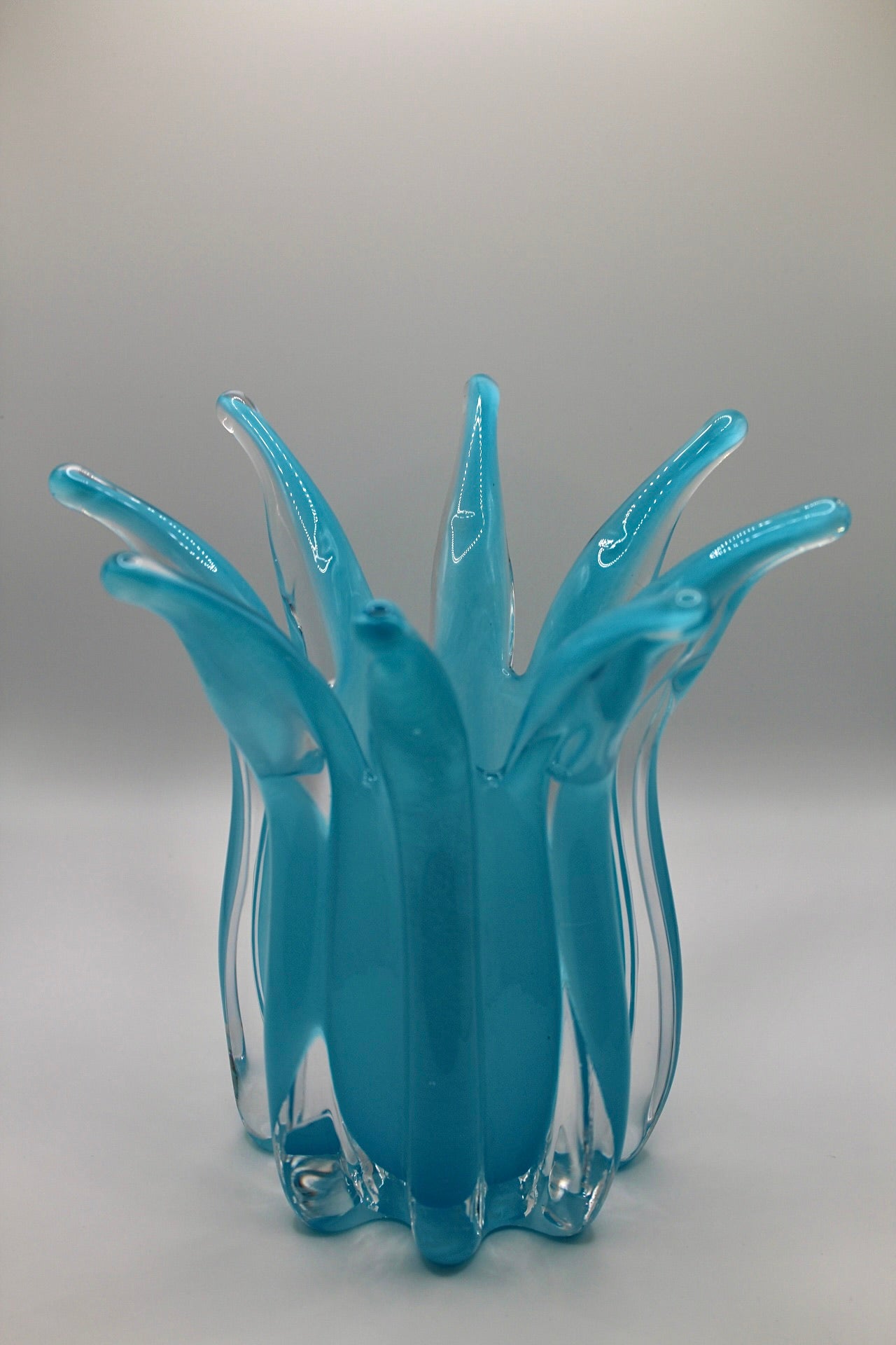 Blue Crystal Vase Medium