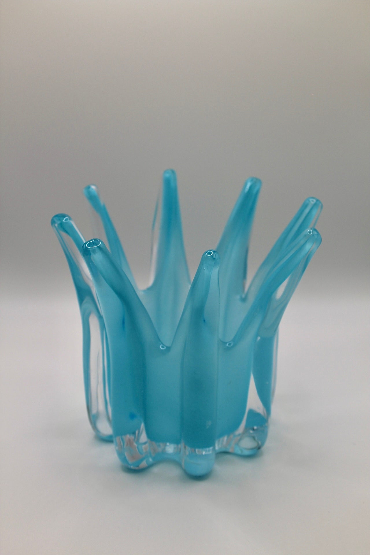 Blue Crystal Vase Large