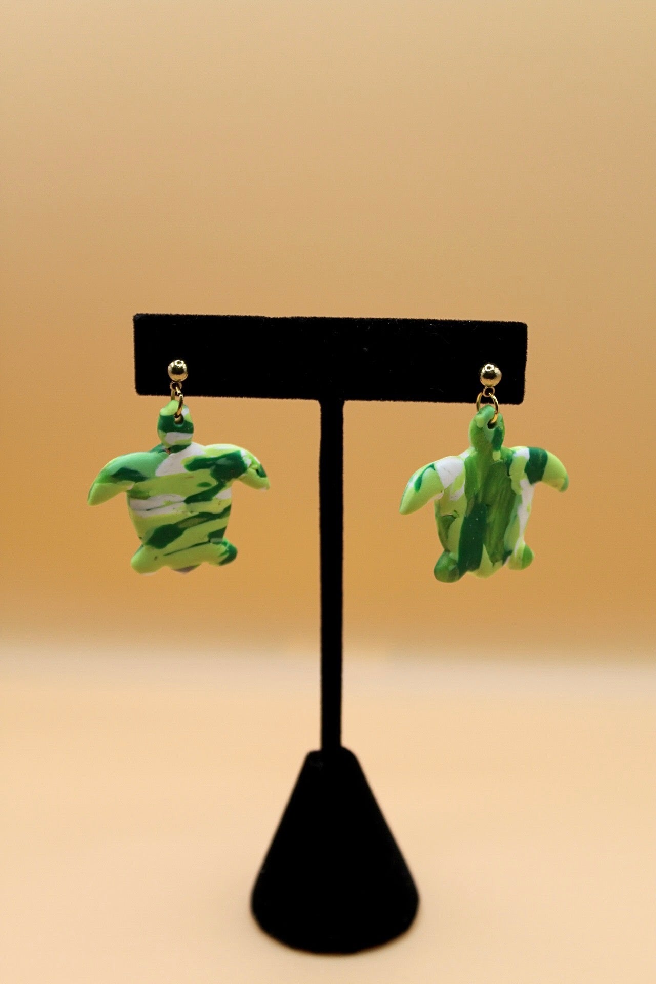 Clay Turtle Earrings