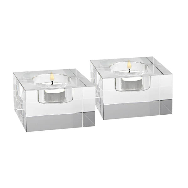 Crystal T Lite Block Pair